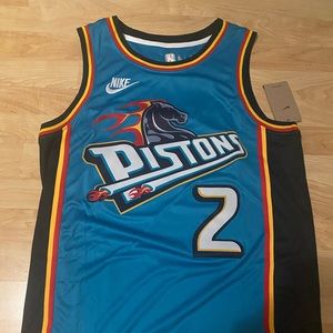Cade Cunningham Detroit Pistons Green City Throwback Jersey Size 40 S Small